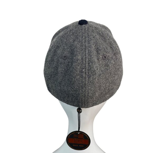 New Era EK Collection NY Jets NFL Wool Blend Baseball Cap Gray & Navy New Size S - Picture 3 of 11